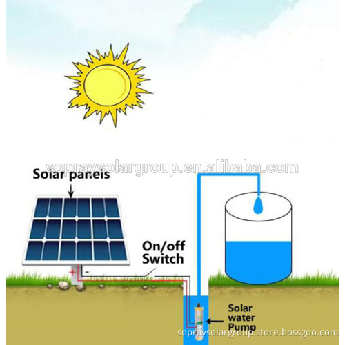 agriculture irrigation DC solar pump system